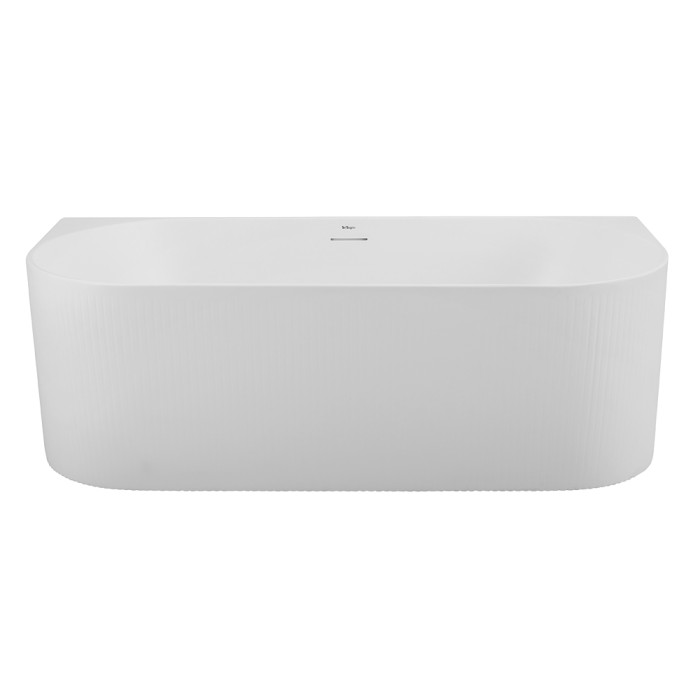 Акриловая ванна 170x80, пристенная, полукруглая, BelBagno, белая арт. BB412-1700-800-MATT