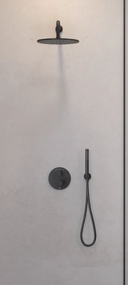 Душевой комплект Kludi Nova Fonte цвет. черный матовый арт. 208313915 