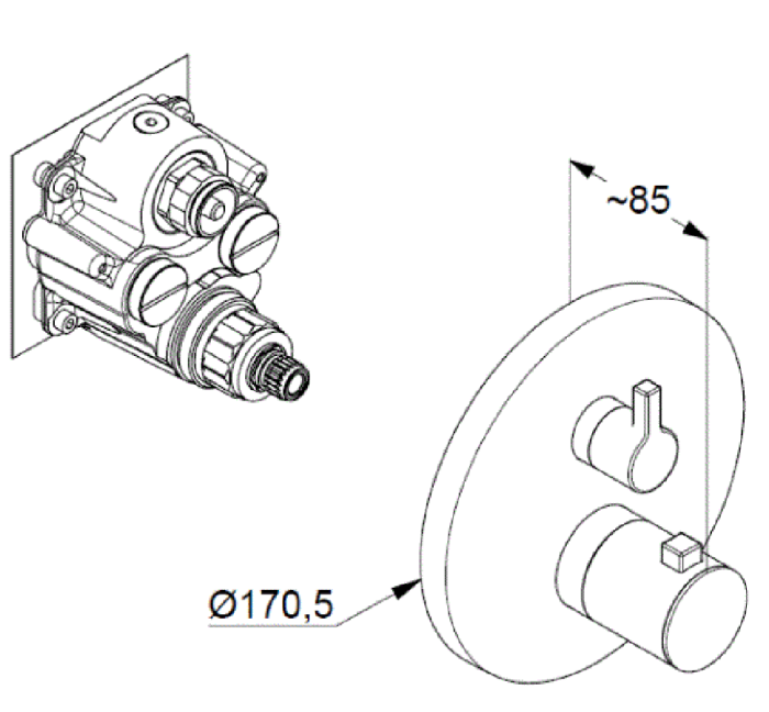 Душевой комплект Kludi Nova Fonte цвет. черный матовый арт. 208313915 