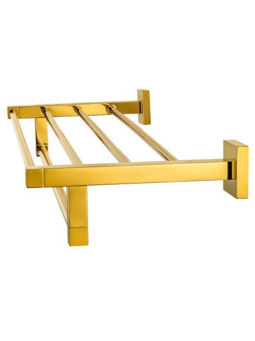 Полотенцедержатель с полкой, Wonzon & Woghand Polo, WW-8981-DG цвет: золото