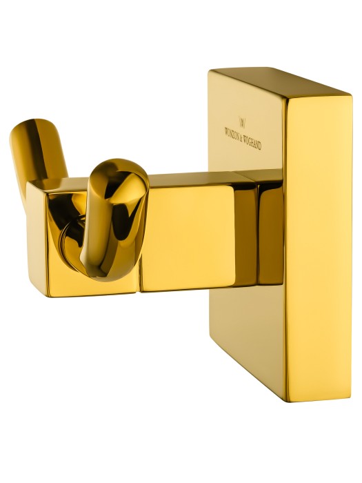 Двойной крючок для ванной, Wonzon & Woghand Polo, WW-8925-DG цвет: золото