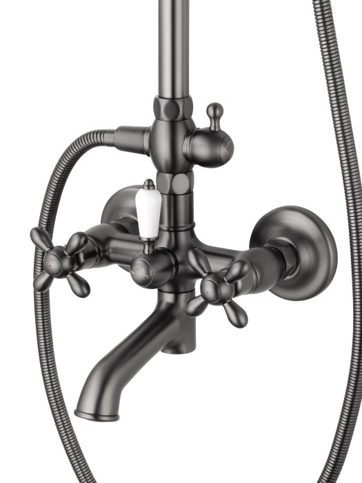 Душевая система, Wonzon & Woghand Retro, WW-88739020-BGM цвет: графит