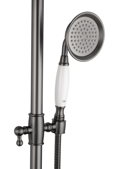 Душевая система, Wonzon & Woghand Retro, WW-88739020-BGM цвет: графит