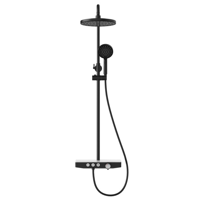 Душевая стойка BERGES Morans, черный арт. 075002