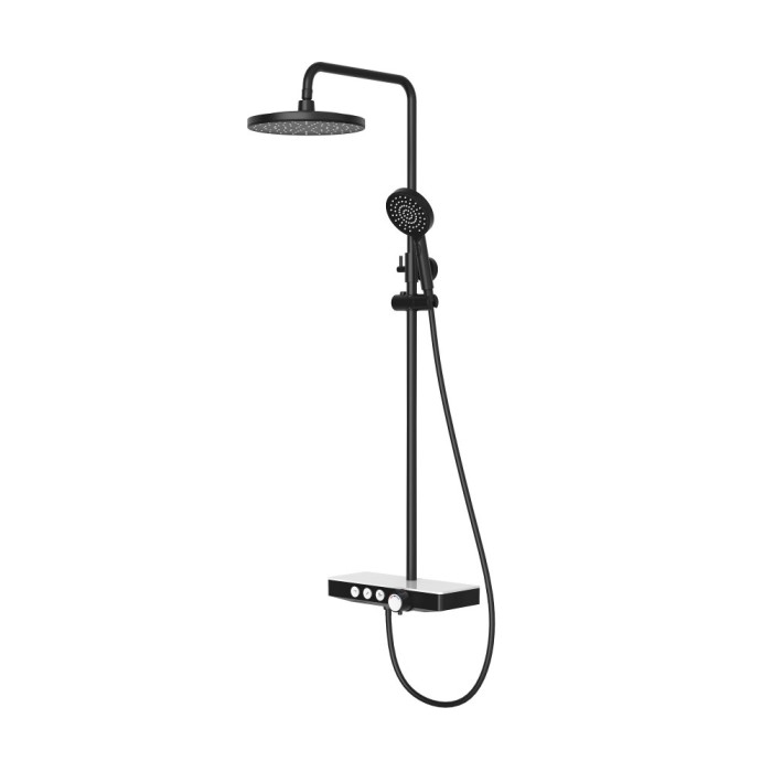 Душевая стойка BERGES Morans, черный арт. 075002
