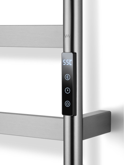 Полотенцесушитель электрический, Wonzon & Woghand Dusseldorf, WW-A204-BR цвет: никель