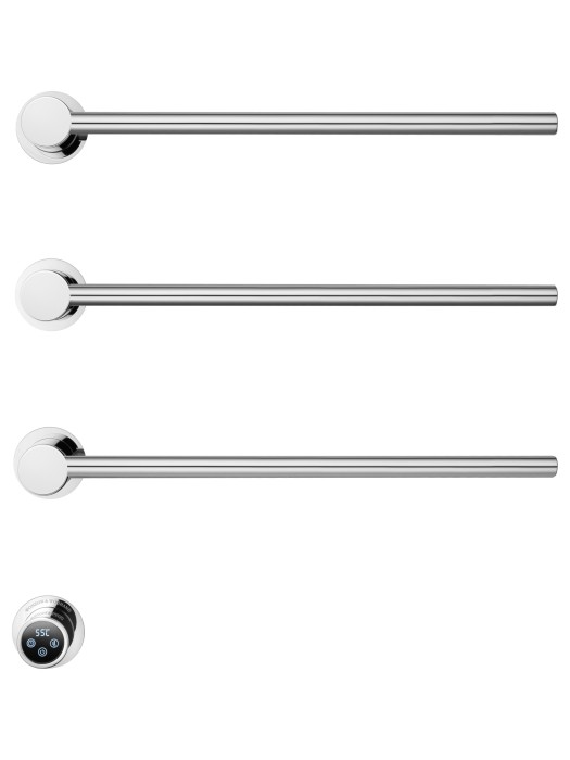 Полотенцесушитель электрический встраиваемый, Wonzon & Woghand Hamburg, WW-AL313-CR цвет: хром