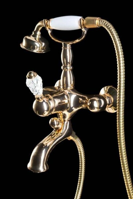 Смеситель для ванны, бронза, Crystal Boheme 283-CRST