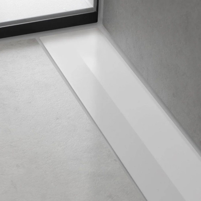 Внешняя часть трапа для душа 120 см, укорачиваемая RainDrain Flex Hansgrohe, белый арт. 56054700