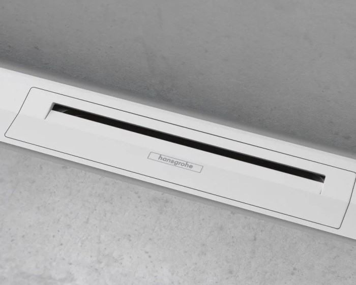 Внешняя часть трапа для душа 120 см, укорачиваемая RainDrain Flex Hansgrohe, белый арт. 56054700