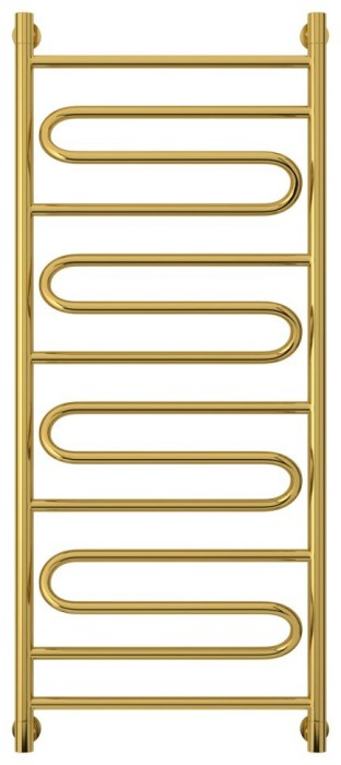 Сунержа Водяной полотенцесушитель 1200x500, Элегия+, 03-0205-1250 цвет: золото