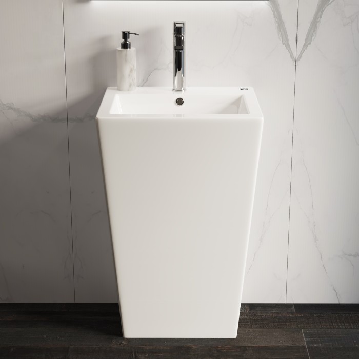 Раковина-моноблок Ceramicanova 850, белый арт. CN1808