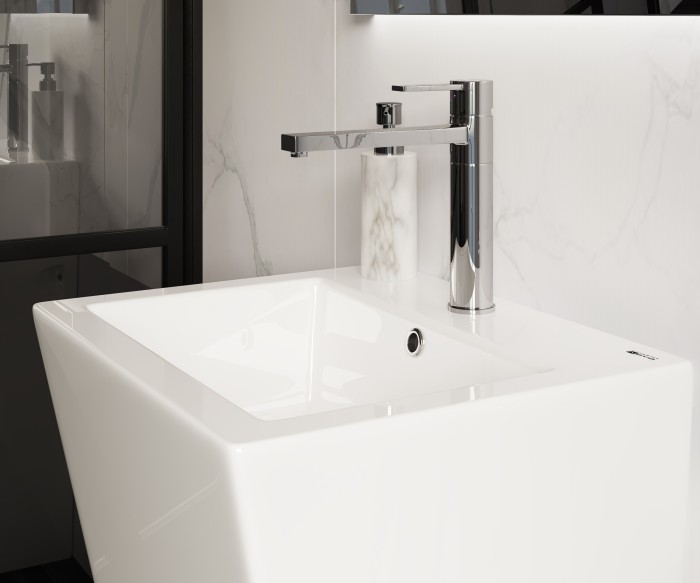 Раковина-моноблок Ceramicanova 850, белый арт. CN1808