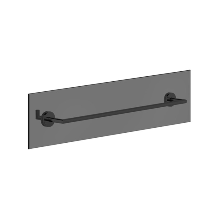 Полотенцедержатель для крепления на стекло. 60 см, Gessi Tondo, black xl арт. 63728#299