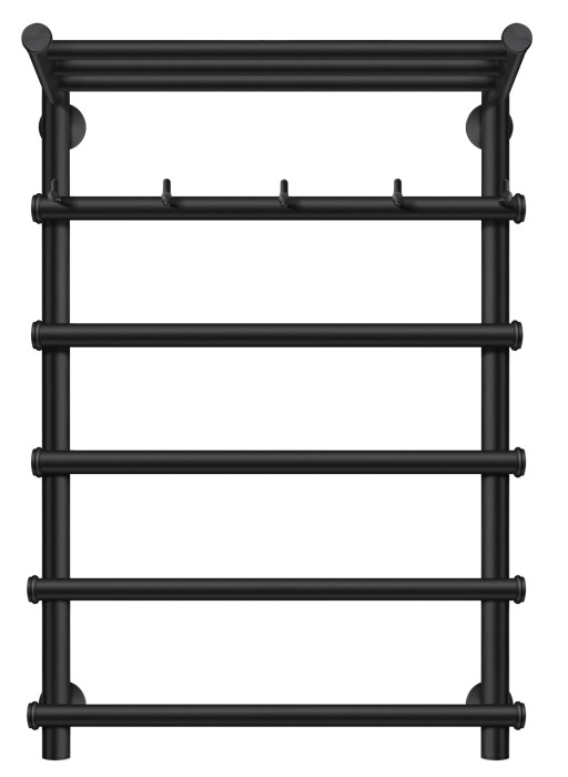 Полотенцесушитель электрический 80x60x70 Турин 1 КСП (черный матовый) Secado арт. 4673739244326