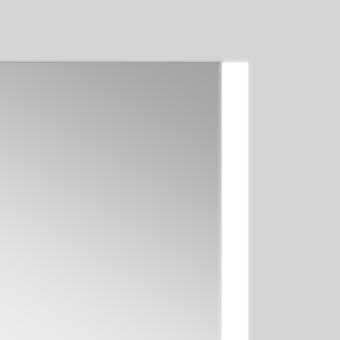 Зеркало 600х800 подсветка, сенсорный выключатель с функцией диммера, Azario Lotos - AZ-Z-040CS