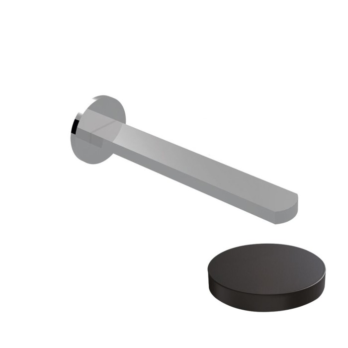 Излив, 200 мм, Giulini Surf, черный матовый арт. 5080-20NO