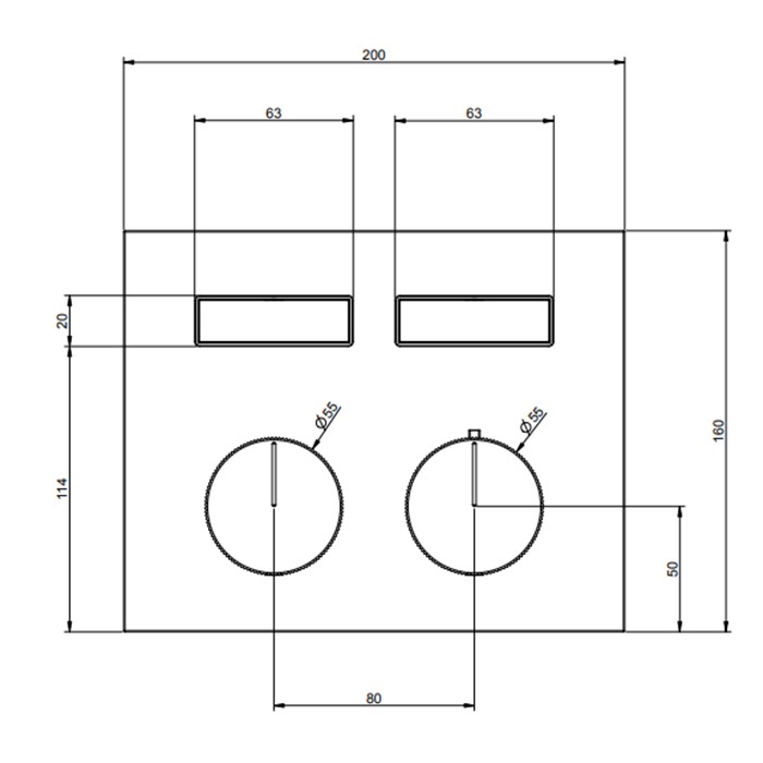 Термостат для душа, с включением до 2 источников одновременно, Gessi Hi Fi, black xl арт. 63004#299