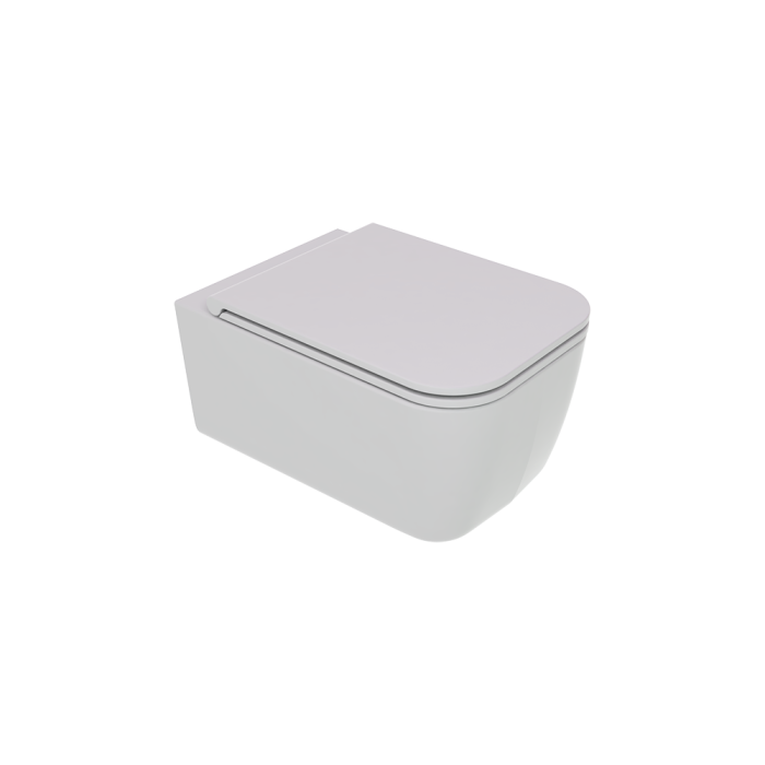 Чаша подвесного унитаза дымчатый матовый, GSG Ceramic Design Brio, BRWCSO019