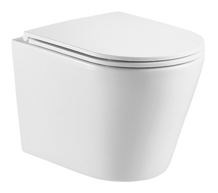 Готовый комплект инсталляция + унитаз Teramo безободковый, с быстросъемным сиденьем микролифт  Azario - AZ-8010-1000+AZ-0053-UQ