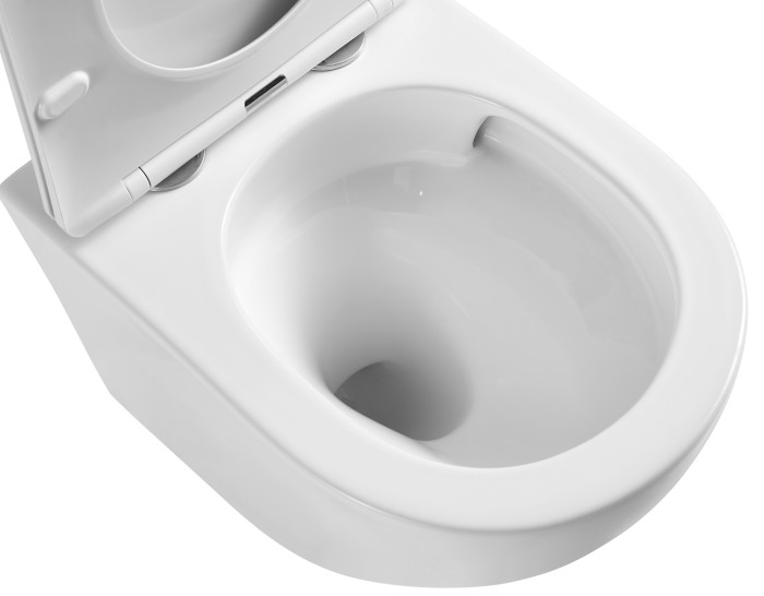 Готовый комплект инсталляция + унитаз Teramo безободковый, с быстросъемным сиденьем микролифт  Azario - AZ-8010-1000+AZ-0053-UQ