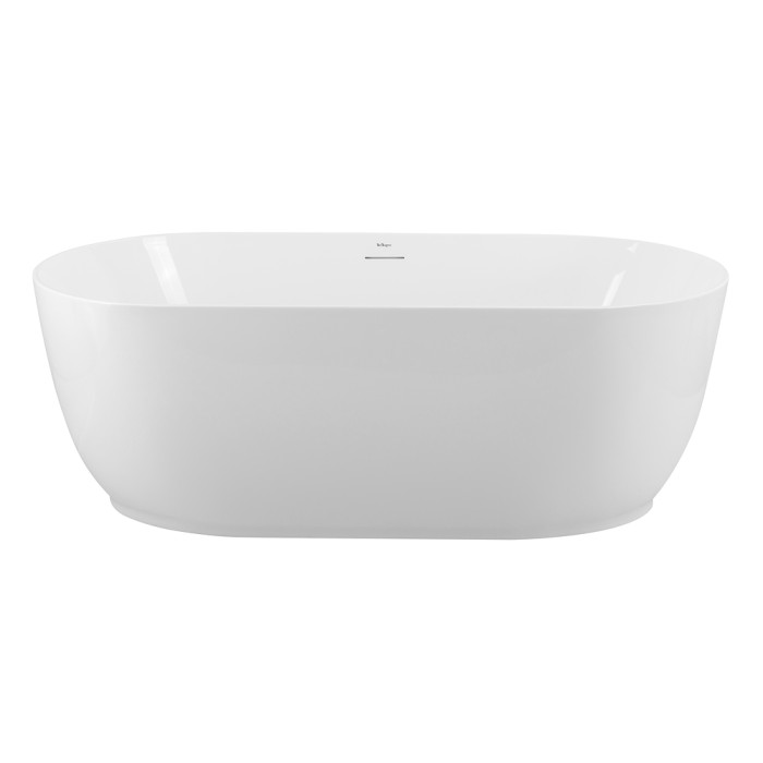 Акриловая ванна 150x80, отдельностоящая, овальная, BelBagno, белая арт. BB413-1500-800
