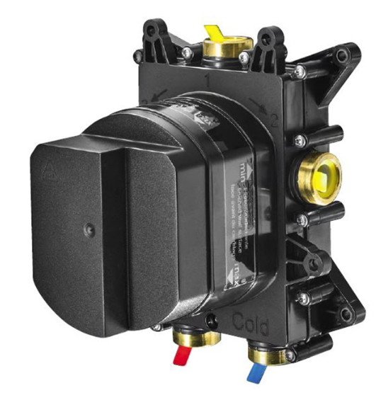 Душевая система Almar Core с термостатом, верхний душ Velvet Rain 30х30см 2 режима, цвет черный матовый