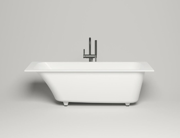 Ванна встраиваемая 180x80, матовая, Salini ORLANDA KIT арт. 102122MRH