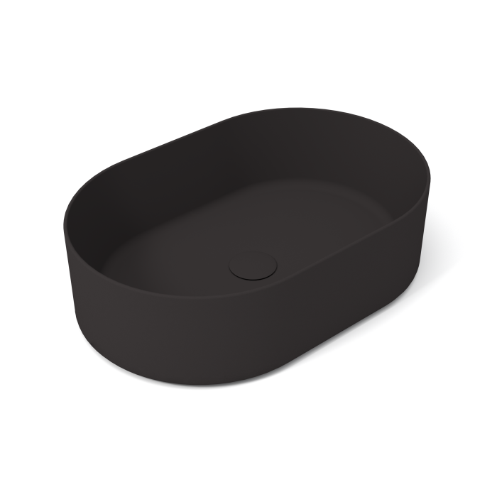 Накладная раковина 60x40x17 cm, Olympia ceramica Open, черный матовый арт. OPE42OV60023