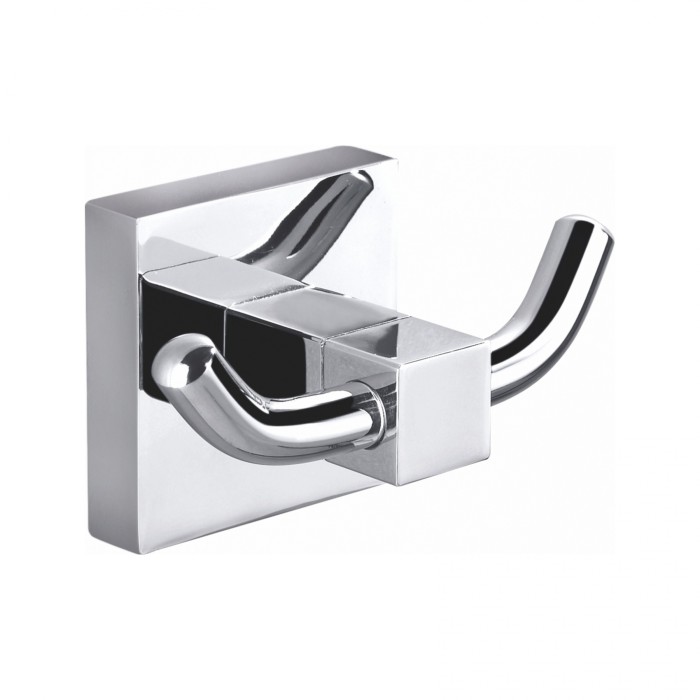 Двойной крючок для ванной, Wonzon &amp; Woghand Polo, WW-8925 цвет: хром