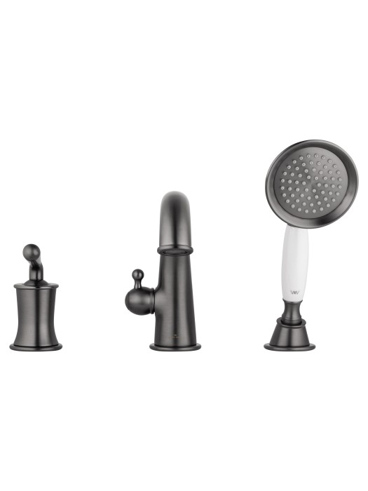 Смеситель на борт ванны, Wonzon & Woghand Steam, WW-88659008-BGM цвет: графит