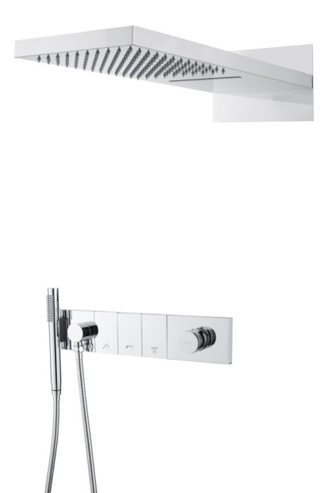 Встроенная душевая система, трехпозиционная chrome, Boheme Zodiac - 132-CR