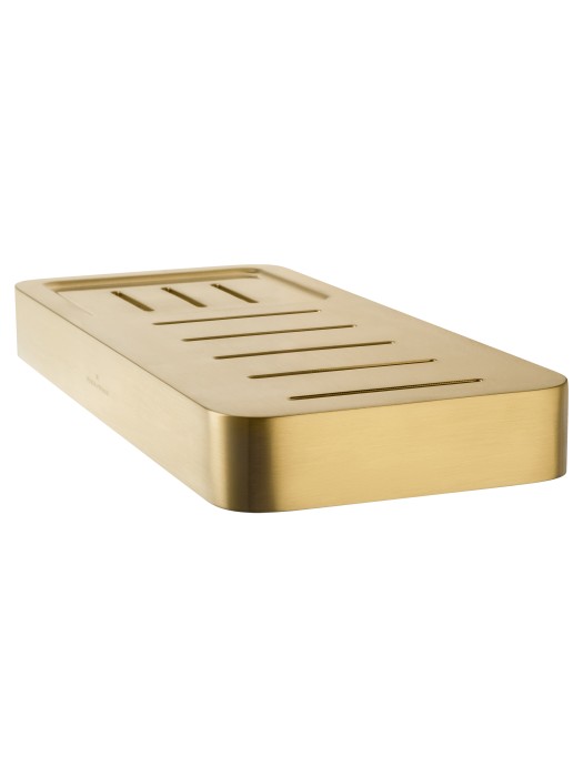 Мыльница с держателем, Wonzon & Woghand Lotte, WW-8332-BG цвет: золото