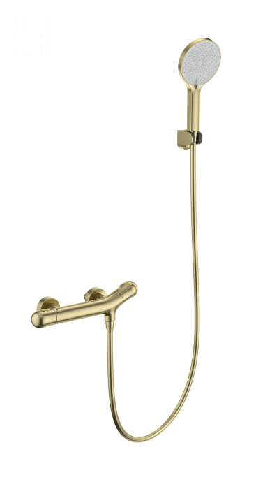 Смеситель для душа с термостатом, Wonzon &amp; Woghand, WW-B2057-A-BG цвет: золото
