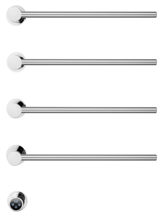 Полотенцесушитель электрический встраиваемый, Wonzon & Woghand Hamburg, WW-AL314-CR цвет: хром