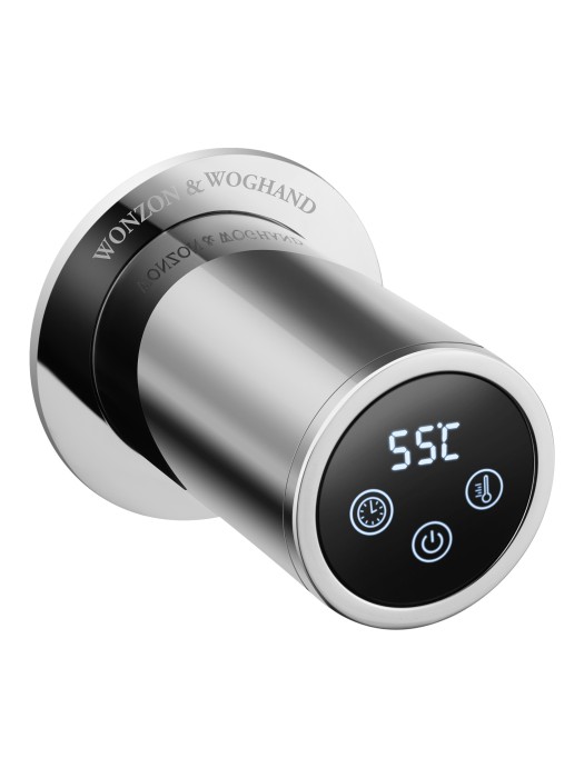 Полотенцесушитель электрический встраиваемый, Wonzon & Woghand Hamburg, WW-AL314-CR цвет: хром