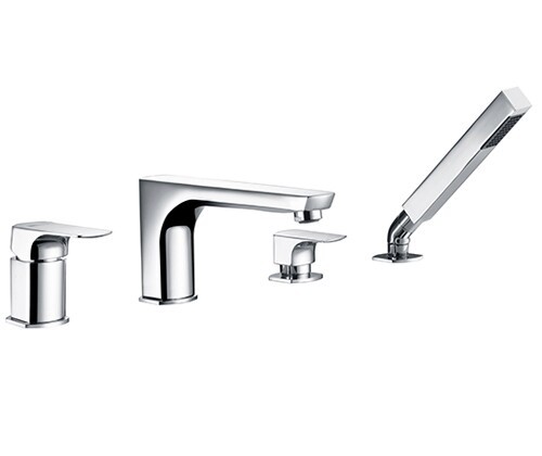 Смеситель на борт ванны, 4 отверстия Salm 2700 WasserKRAFT арт. 2755