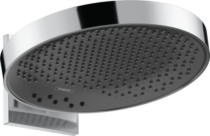 Верхний душ с настенным креплением скрытого монтажа Rainfinity Hansgrohe, хром арт. 26234000