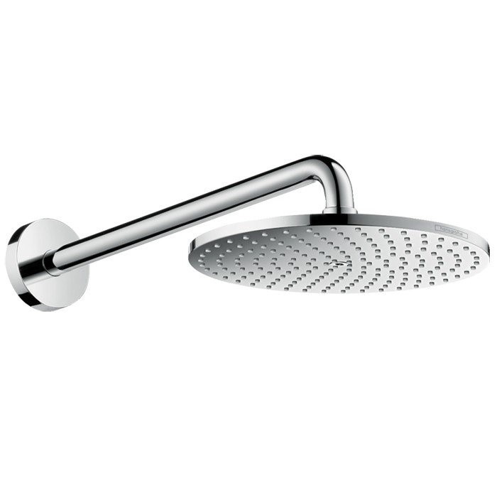 Верхний душ с настенным кронштейном Raindance S Hansgrohe, хром арт. 27607000