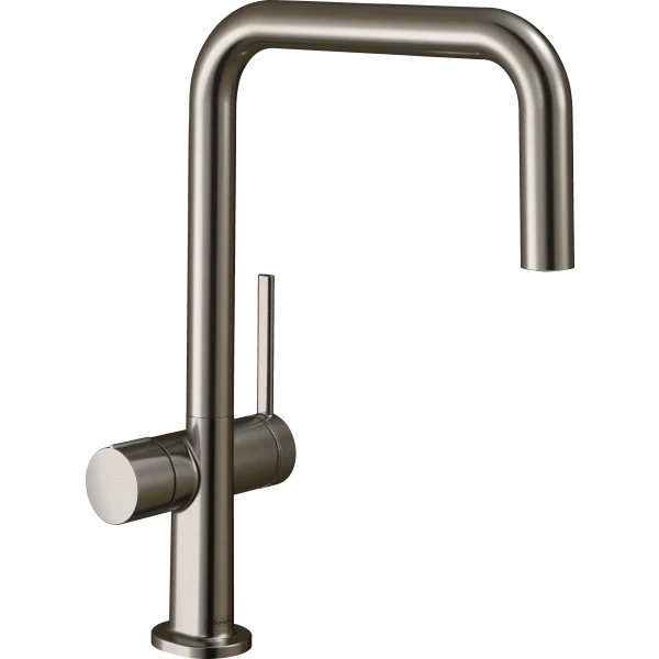 Смеситель для кухни, с запорным вентилем, Hansgrohe Talis M54, нержавеющая сталь арт. 72807800
