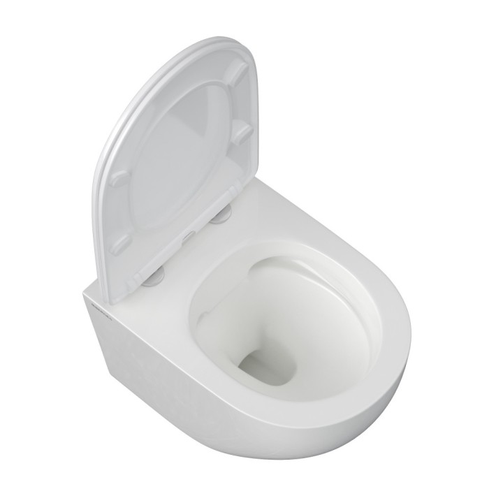 Унитаз подвесной Berges Okus Rimless белый, с микролифтом арт. 081127