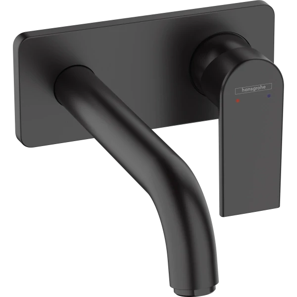 Смеситель для раковины скрытого монтажа, настенный, Hansgrohe Vernis Shape, черный арт. 71578670