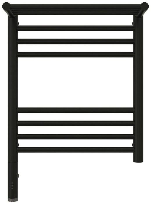 Сунержа Электрический полотенцесушитель 500x400, Богема 3.0 с 1 полкой, 31-5806-5040 цвет: матовый чёрный