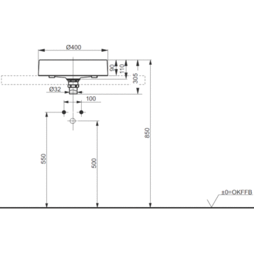 Раковина для ванной, Luminist/R TOTO, MRZ700BCB2 цвет: белый