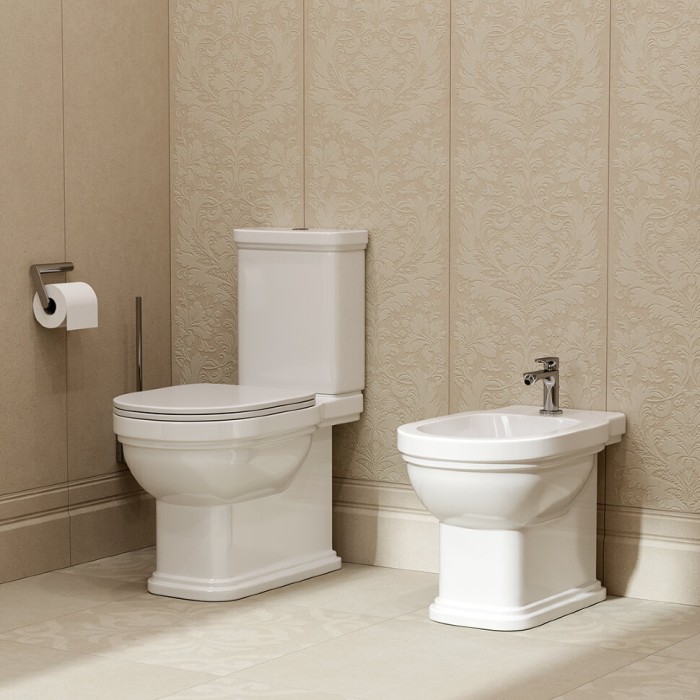 Биде напольный, Pompei Kerama Marazzi, белый - PO.bidet.01