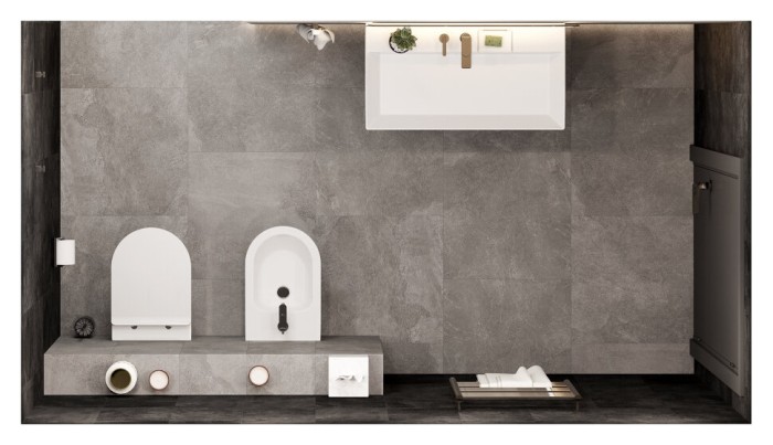 Биде напольный, Pompei Kerama Marazzi, белый - PO.bidet.01