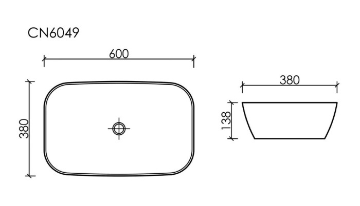Накладная раковина Ceramicanova Element, зеленый арт. CN6049MLG