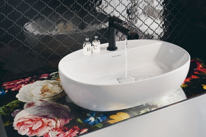 Раковина накладная 60x40см, Plaza Kerama Marazzi, белый - PLR.wb.60.1