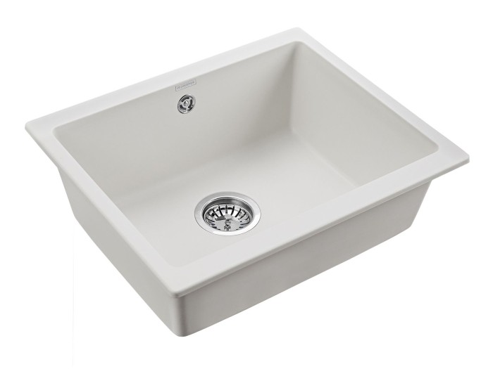 Мойка для кухни гранит 555х460 Paulmark GERA 60, белый - PM205546-WH