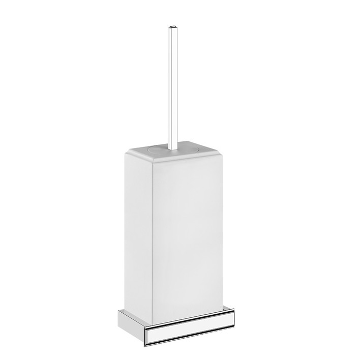 Ершик для унитаза подвесной, Gessi Eleganza, хром/белый арт. 46419#031